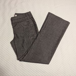 Ann Taylor Original Grey Dress Pants Womens Size 2 Straight Leg Pockets Office